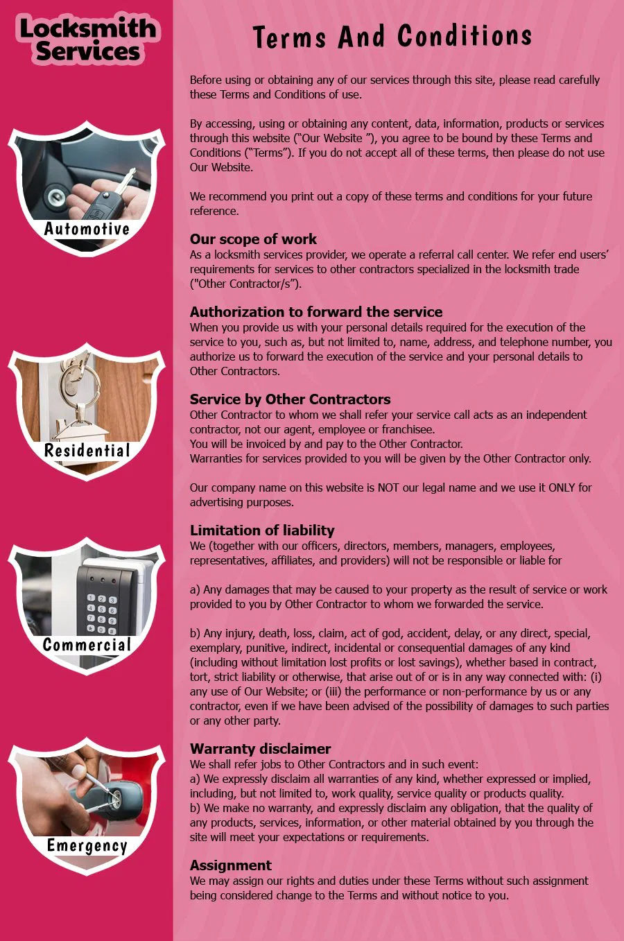 Roselle NJ Locksmith Store Roselle, NJ 908-603-1260 - terms-and-condition-c-18